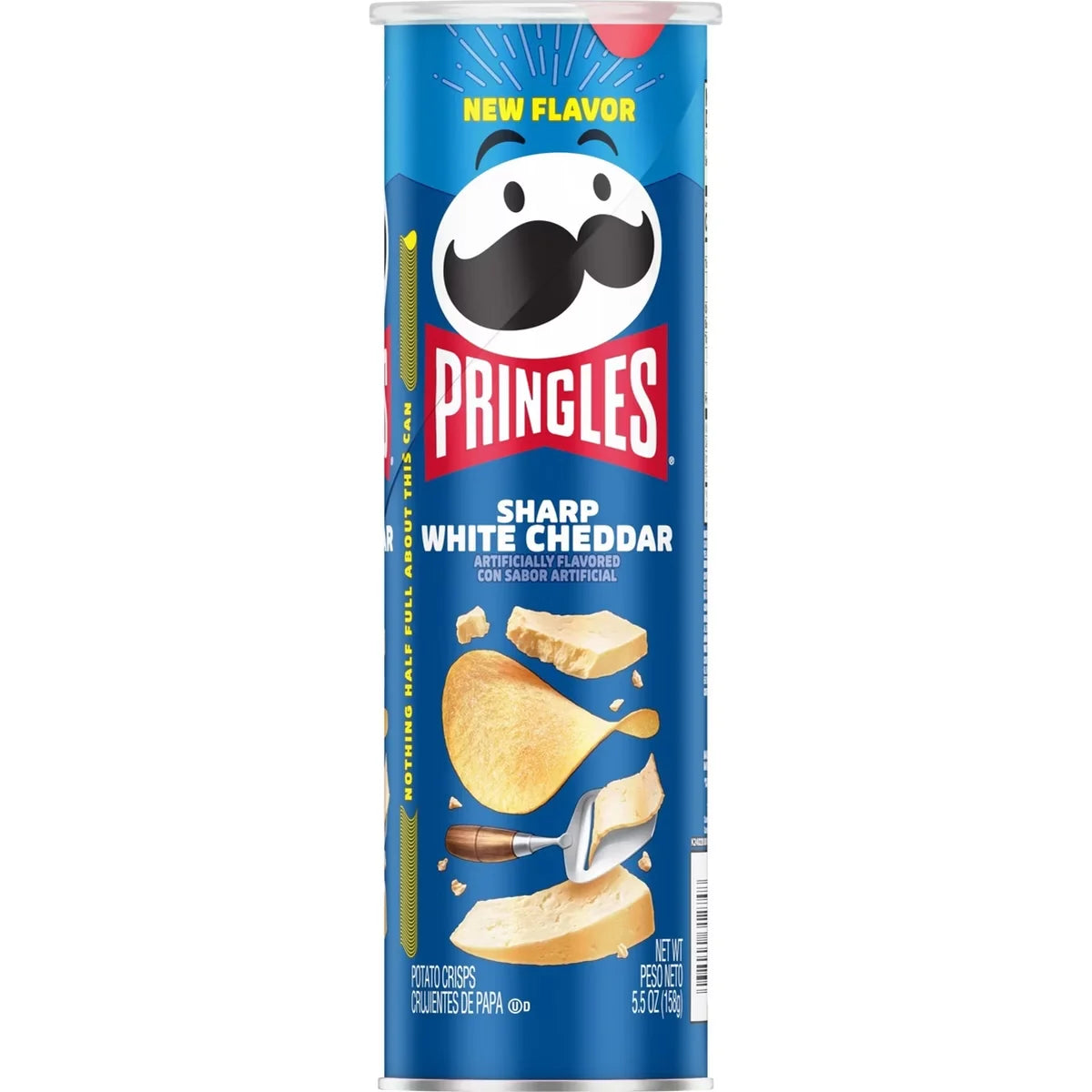 Pringles Super Stack Sharp Chips White Cheddar - 5.5oz