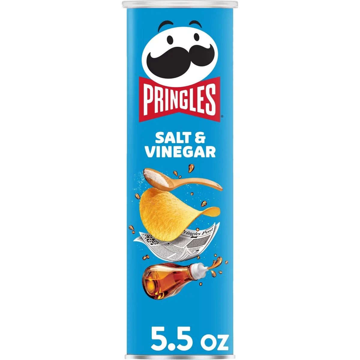 Pringles Salt & Vinegar Potato Crisps Chips - 5.5oz