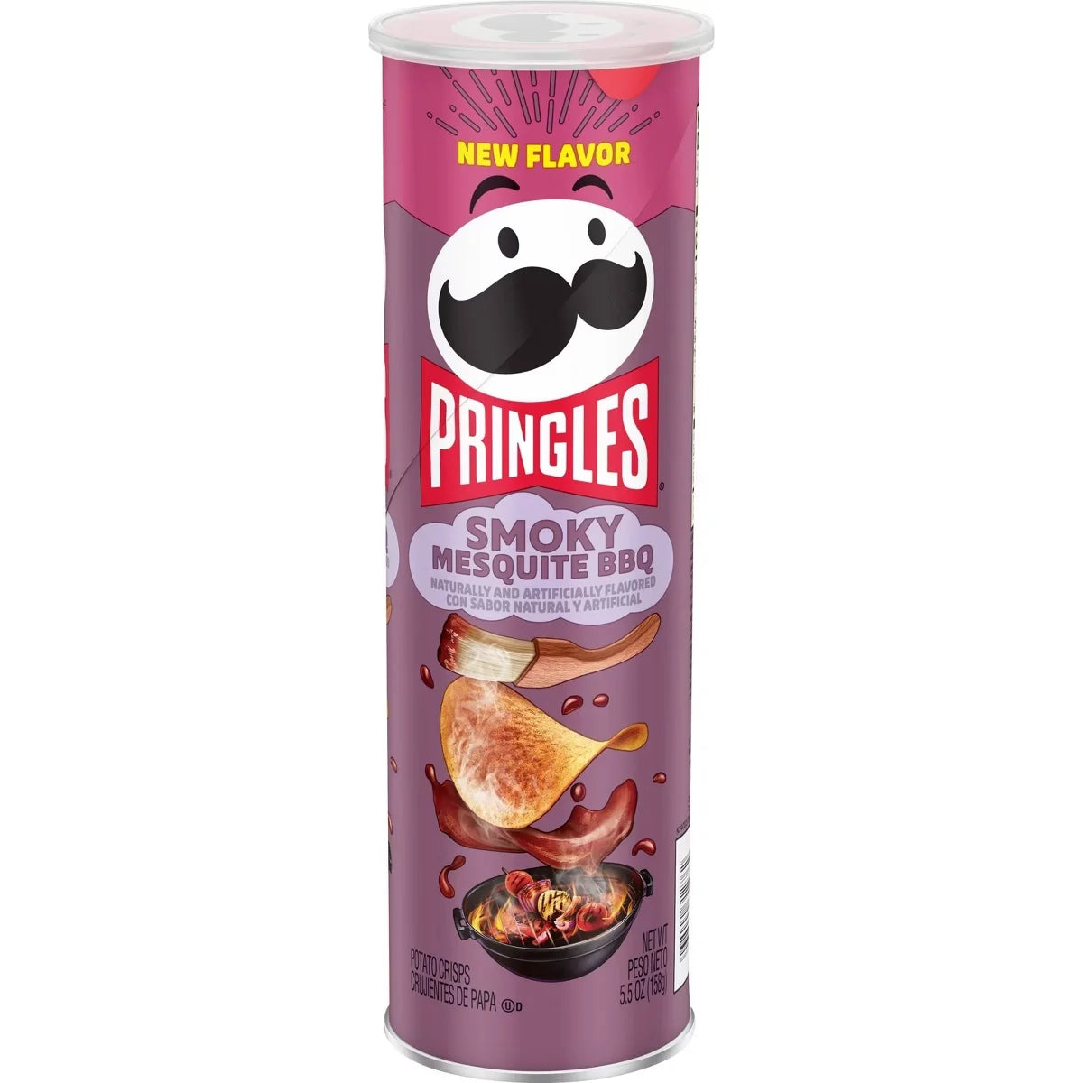 Pringles Super Stack Smoky Mesquite BBQ Potato Crisps Chips - 5.5oz