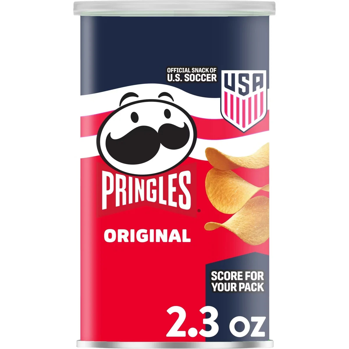 Pringles Grab & Go Large Original Potato Crisps Chips - 2.3oz